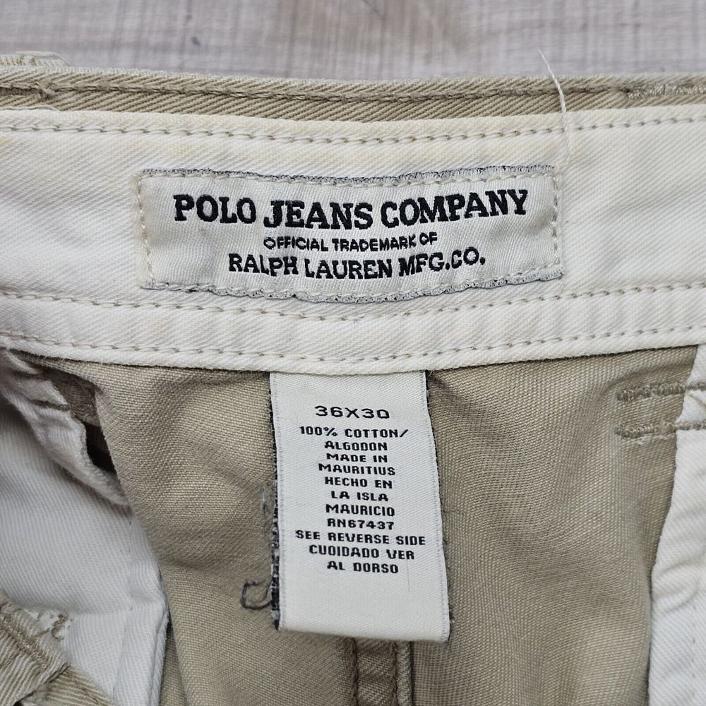 Vintage Ralph Lauren Polo Jeans Co Pants Men Size 36 Authentic Military Trousers - Picture 7 of 12